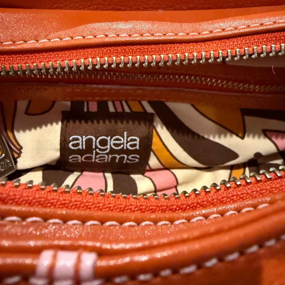 Small Orange Angela Adams Bag - Picture 4 of 4